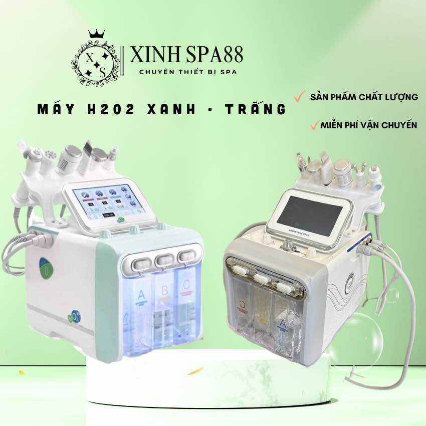 Máy H202 Aqua 6in1 Máy H2O2 chăm sóc da cơ bản đến nâng cao - XINHSPA