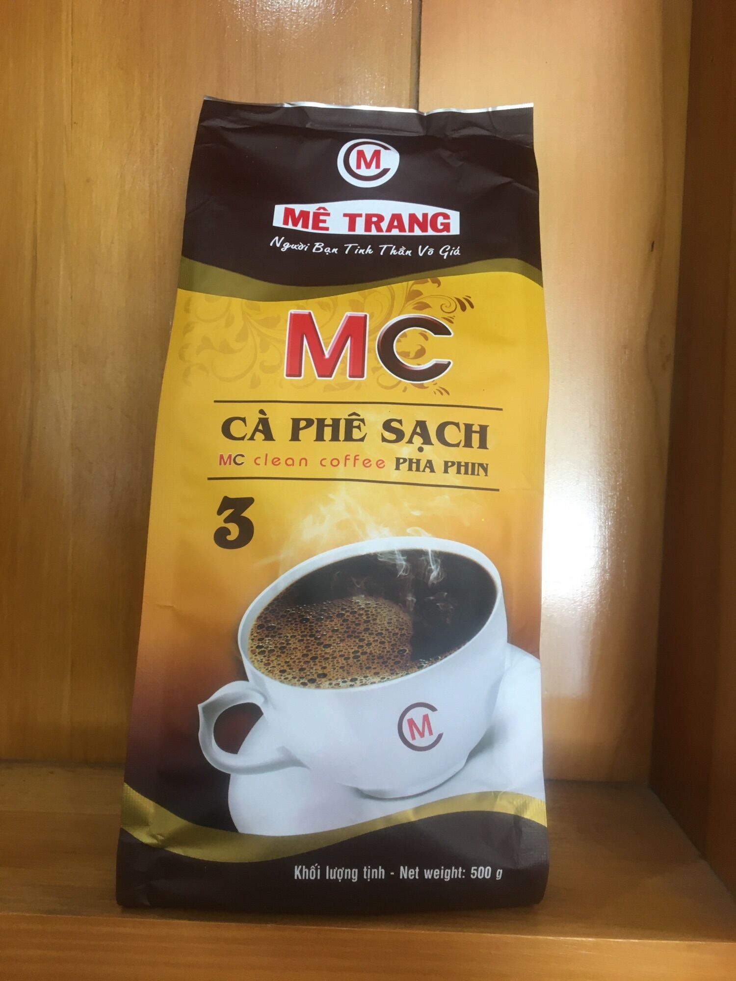 Cà phê bột pha phin MC3 Mê Trang 500g.