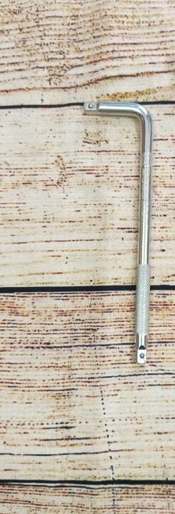 Tay công chữ l 1/4 lắp khẩu 2 đầu