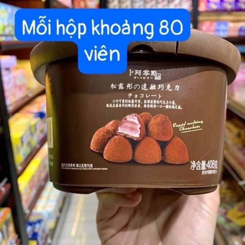 Hộp Nama Socola - Socola tươi xô 408gr