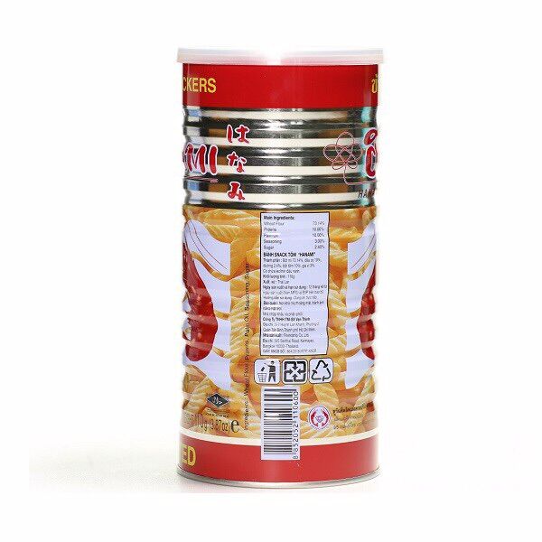 Snack Tôm Thái Hanami Lon 110g