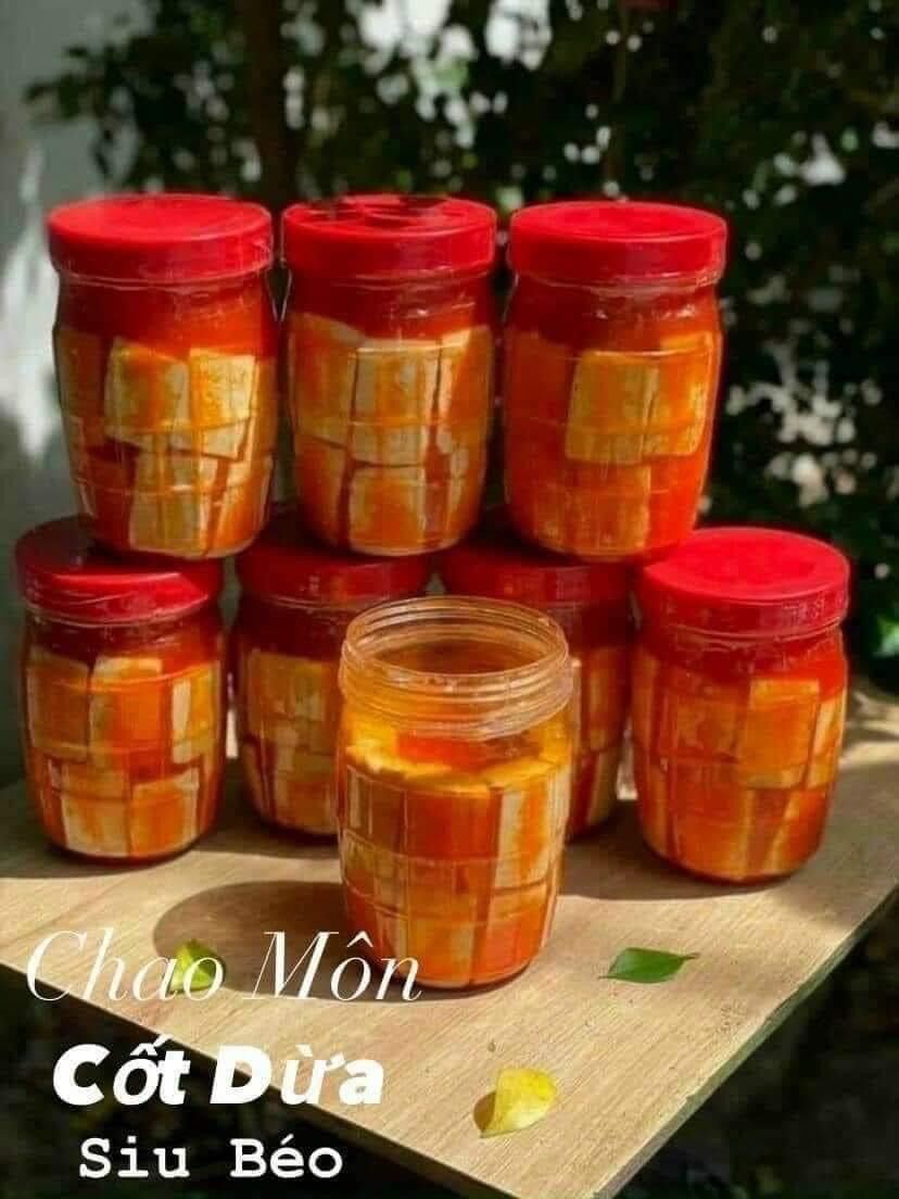 Chao môn đường phèn/ Chao môn cốt dừa hủ 700gr