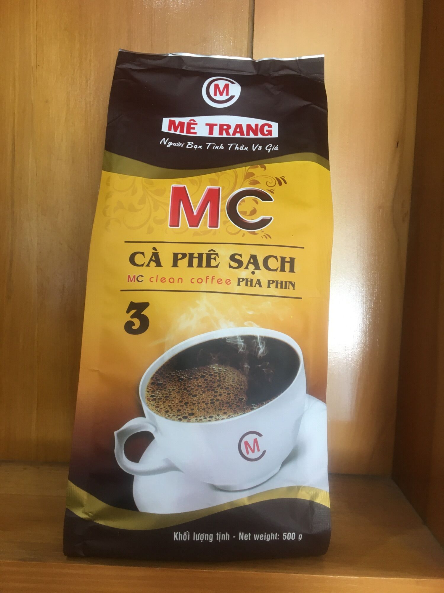 Cà phê bột pha phin MC3 Mê Trang 500g.