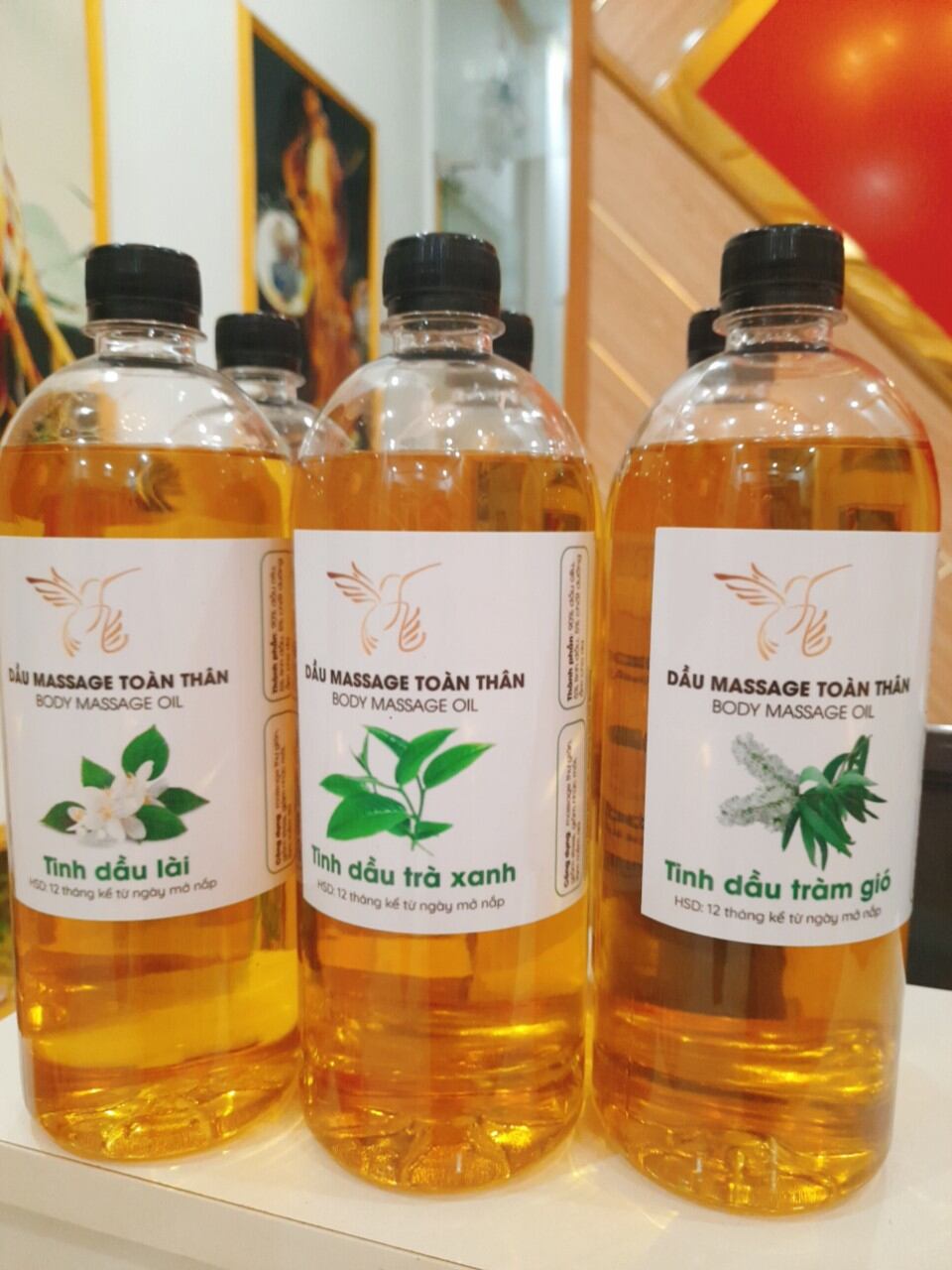 Dầu Massage Body Hương Tràm 1 Lít