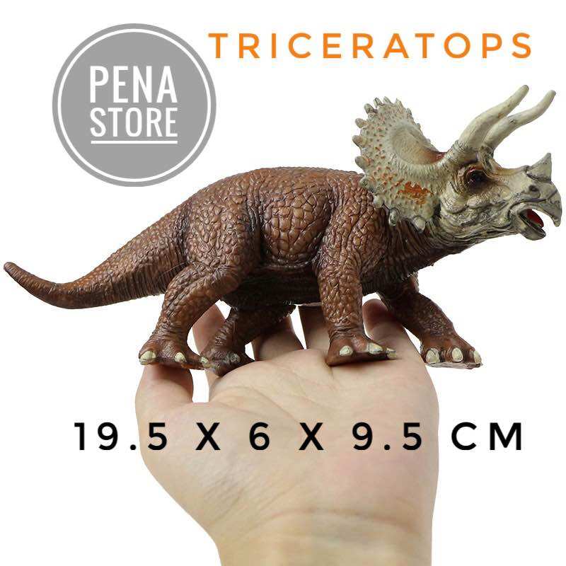 Mô hình khủng long - triceratops - khủng long 3 sừng - tam giác long - đồ chơi giáo dục