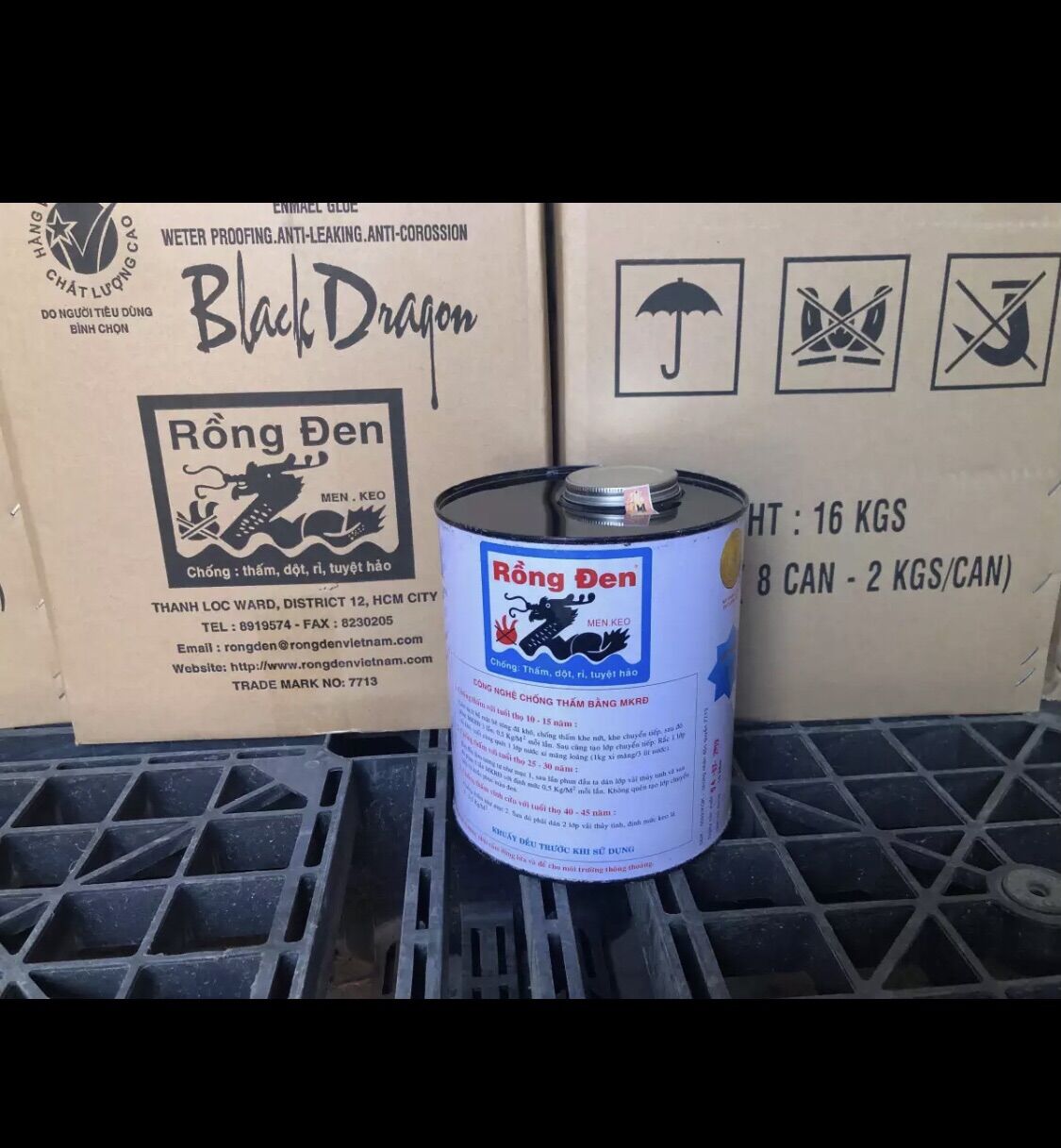 MEN KEO CHỐNG THẤM RỒNG ĐEN / 10kg