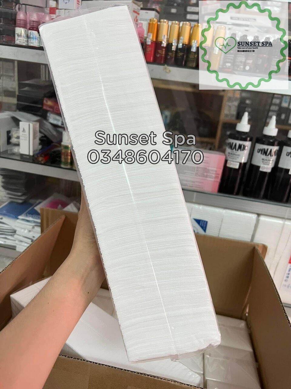 KHĂN CÂY LAU MẶT SPA loại 1 (200 tờ/cây)!! - Giấy lau mặt trong thẩm mỹ, Spa - Khăn giấy chăm sóc da