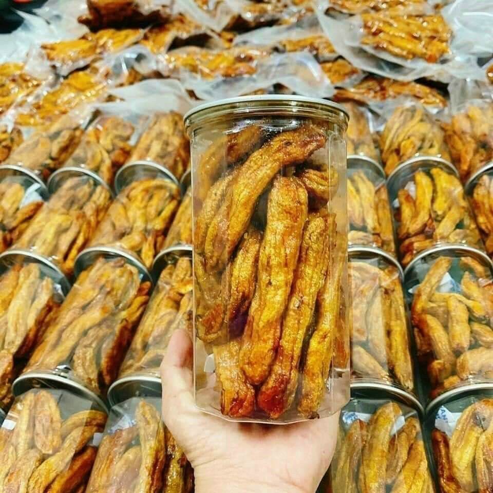 Chuối sấy dẻo mật ong lon 500gram