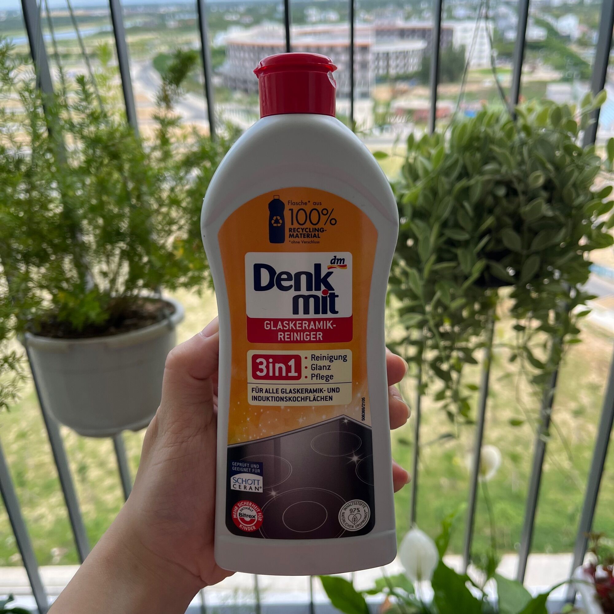 Dung Dịch Vệ Sinh Bếp Từ, Bếp Điện Denkmit, Đức 300ml (Mẫu Mới)