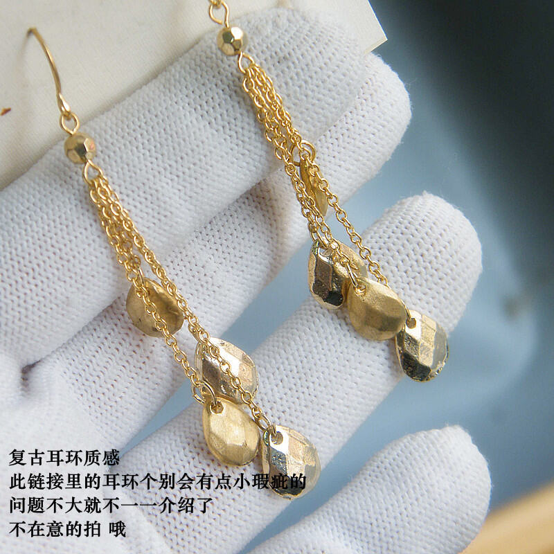 Đồ Trang Sức Đầu Tiên Xuất Khẩu Hoa Tai Vòng Tròn Hình Giọt Nước Cổ Điển Xuất Khẩu Đơn Hàng Xuất Dư Nguyên Bản Âu Mỹ Mặt Dây Chuyền HOT GIRL Khoa Trương Học Sinh Thiểu Số 6 21