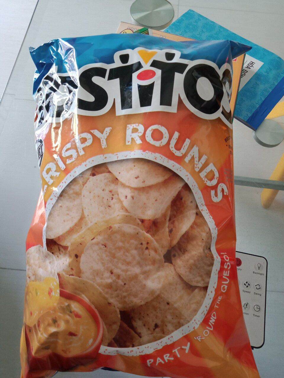 Bánh Snack Tostitos Crispy Rounds 283.5g nhập khẩu Mỹ