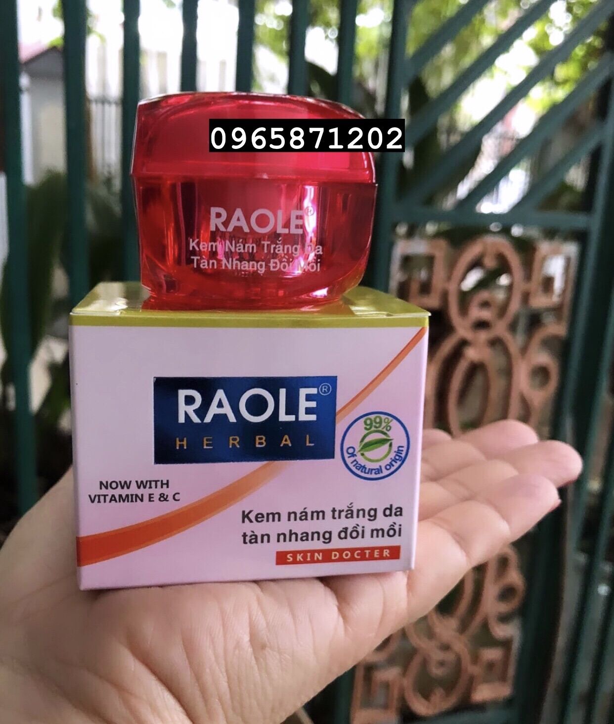 Kem raole nám -trắng da -tàn nhang