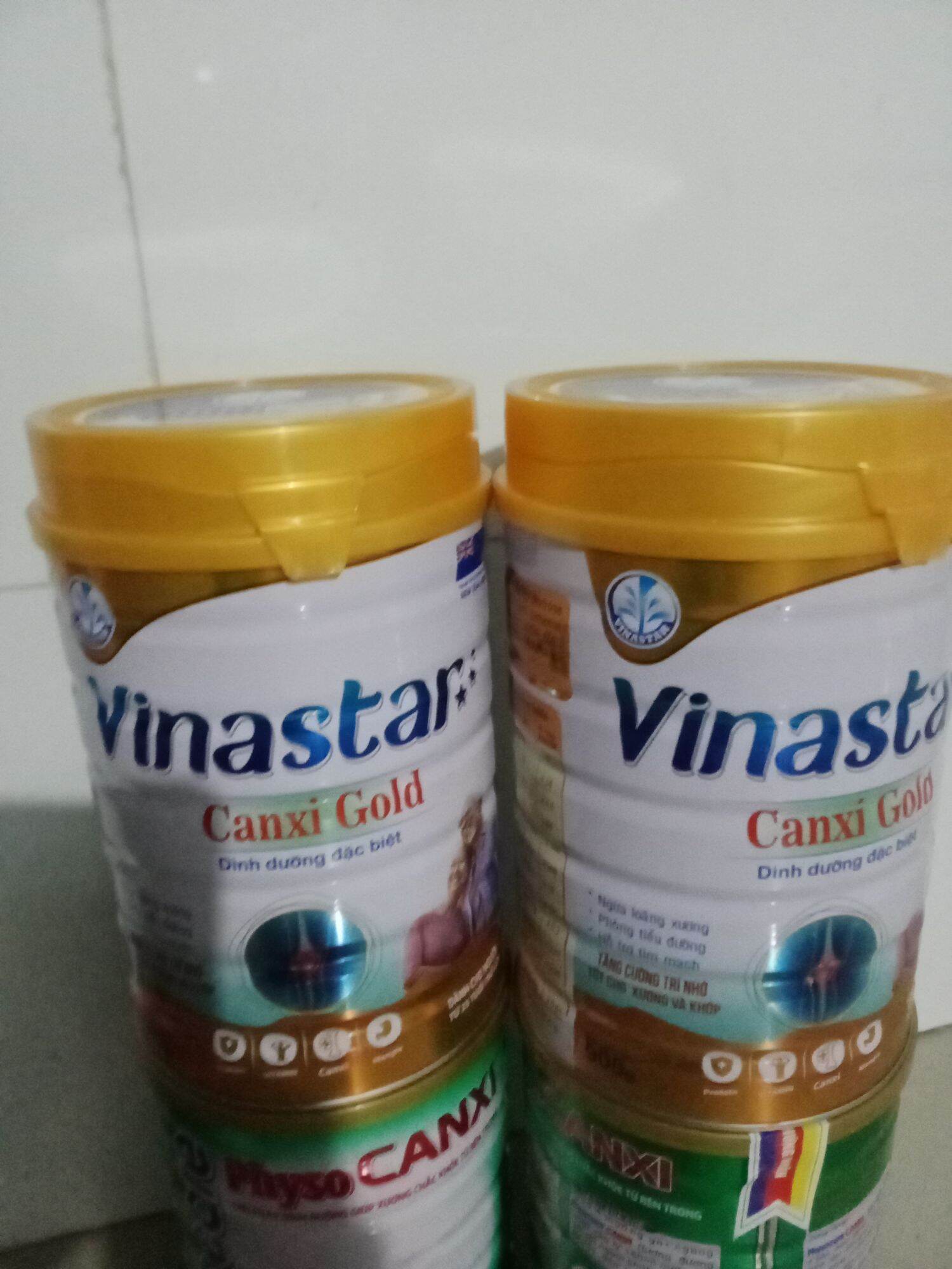 ( Combo 2 lon) Sữa Vinastar Canxi Gold,Ngừa Loãng xương ,Phòng Tiểu Đường ,hỗ trợ tim mạch lớn 900gr