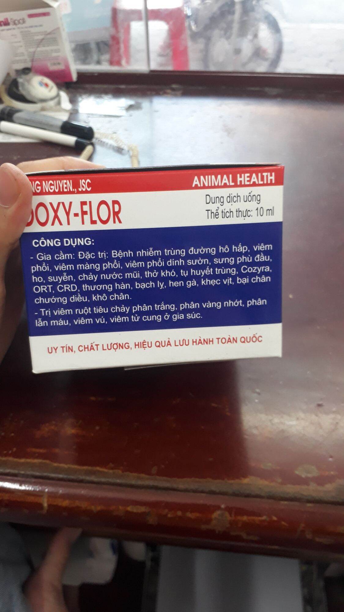 doxy flo - chữa hen khẹc ở vật nuôi