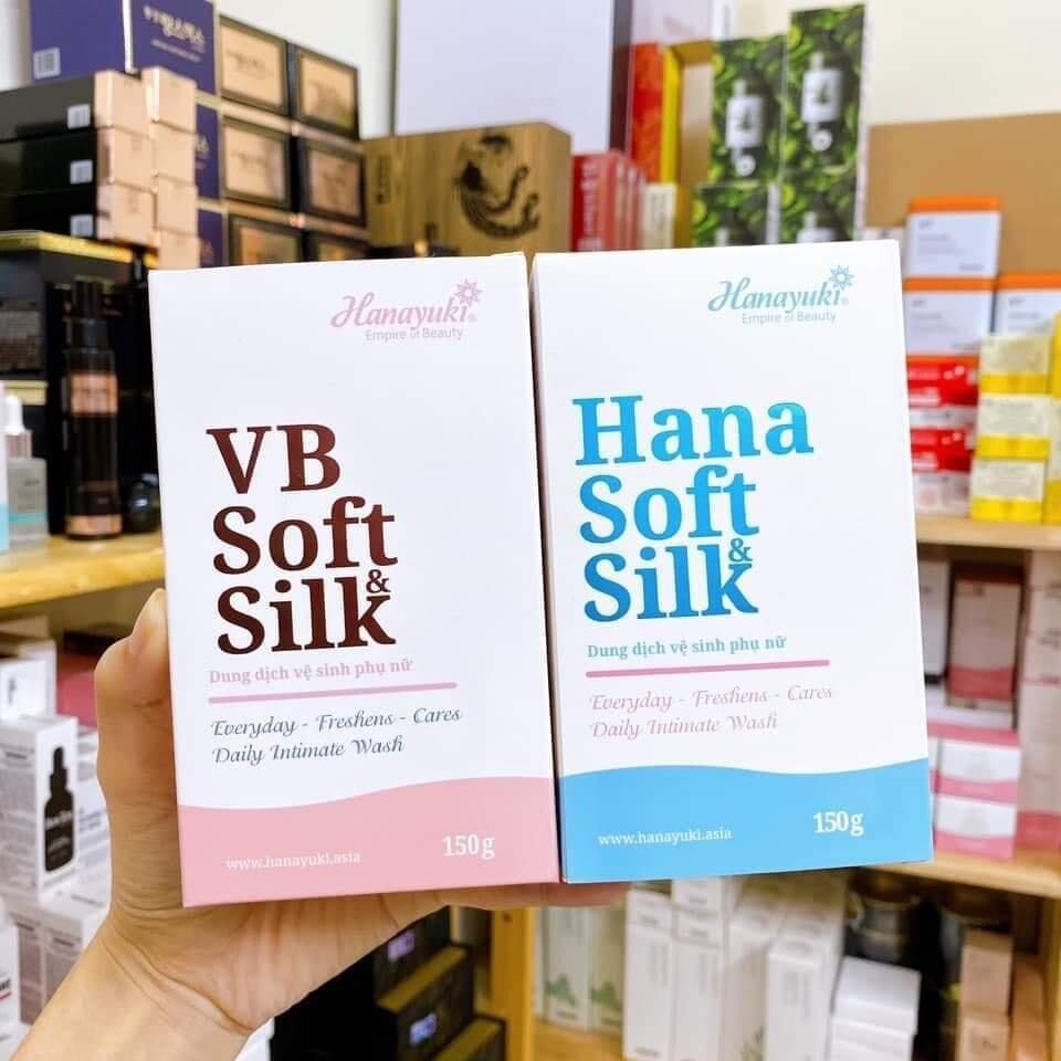 Dung dịch vệ sinh phụ nữ hana soft silk hanayuki