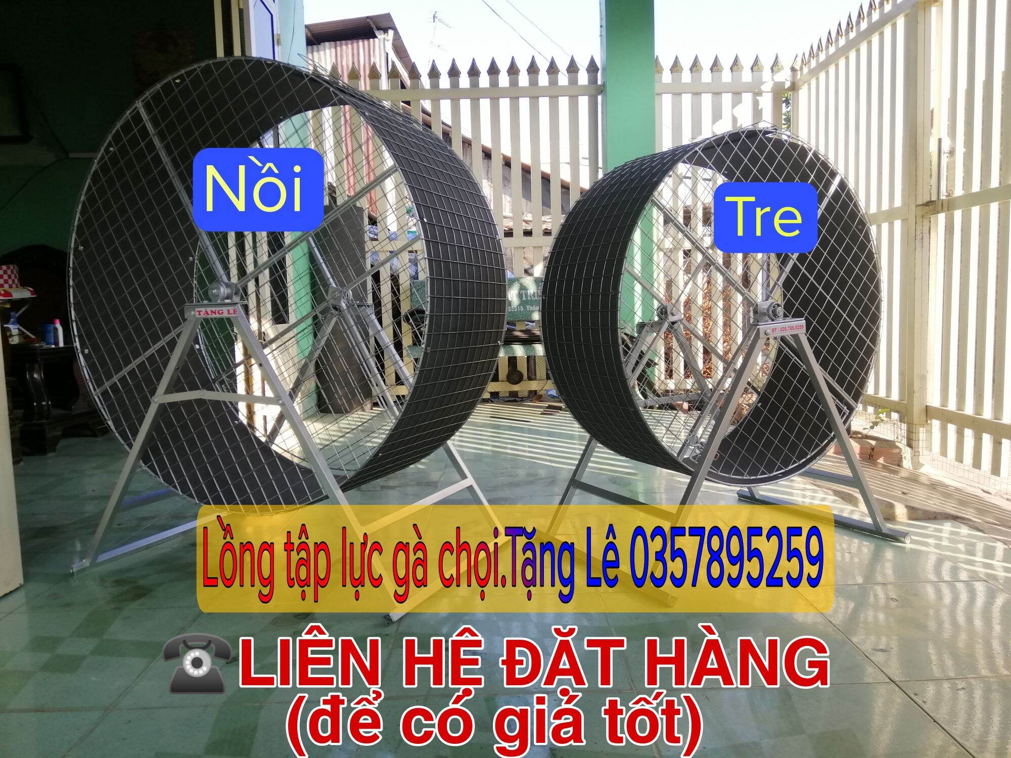 lồng chạy tập lực gà chọi.Tặng Lê 0357895259