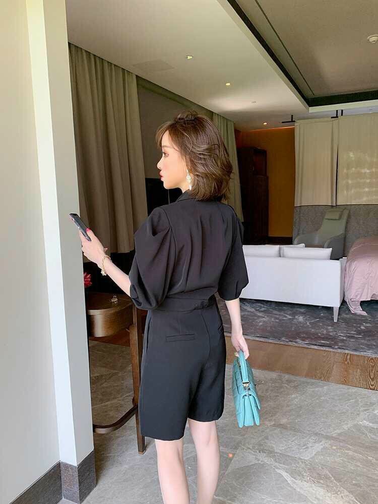 SET BỘ LIỀN ÁO CỔ VEST QUẦN KÈM THẮT LƯNG