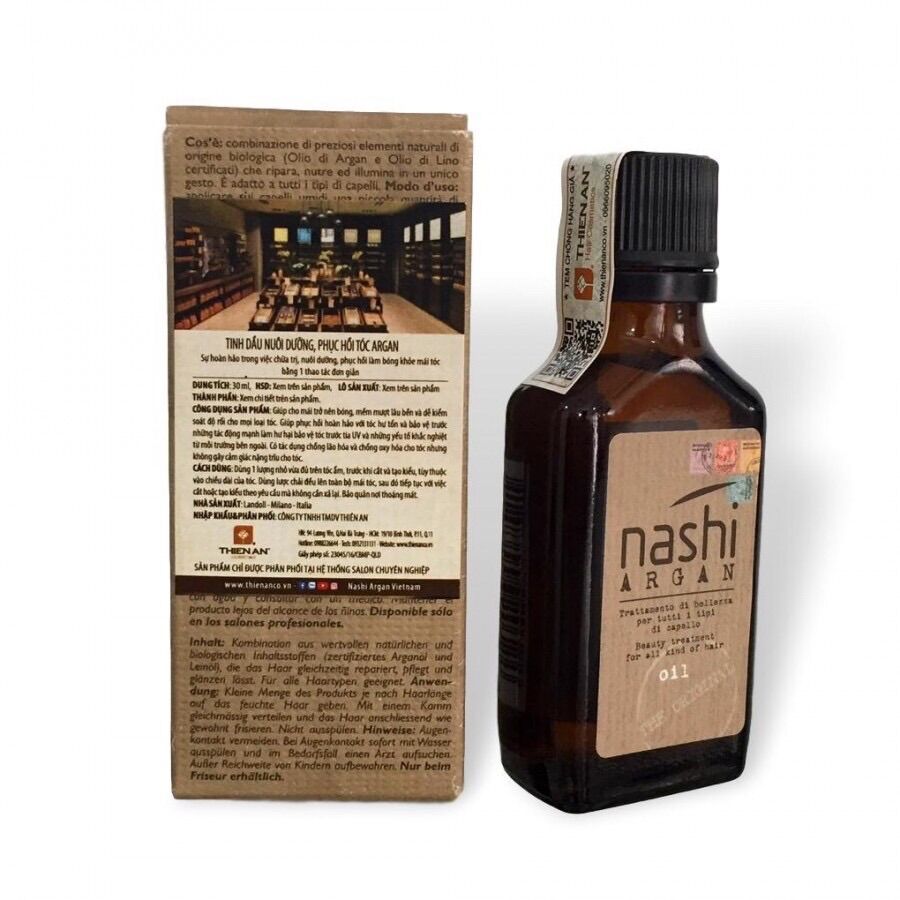 [HCM]TINH DẦU DƯỠNG TÓC NASHI ARGAN 30ML