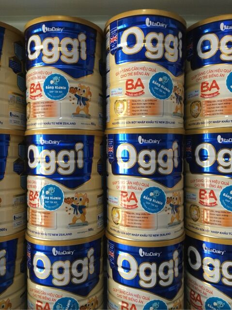 Sữa bột VitaDairy Oggi BA 900g dành cho trẻ biếng ăn