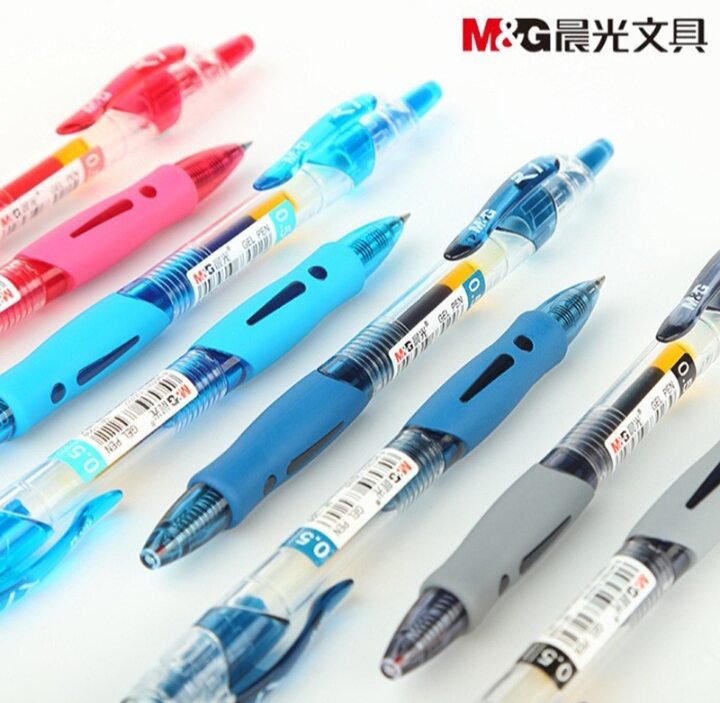 M&g bút mực gel bấm / bút bi nước r1 ngòi bút bi 0.5mm