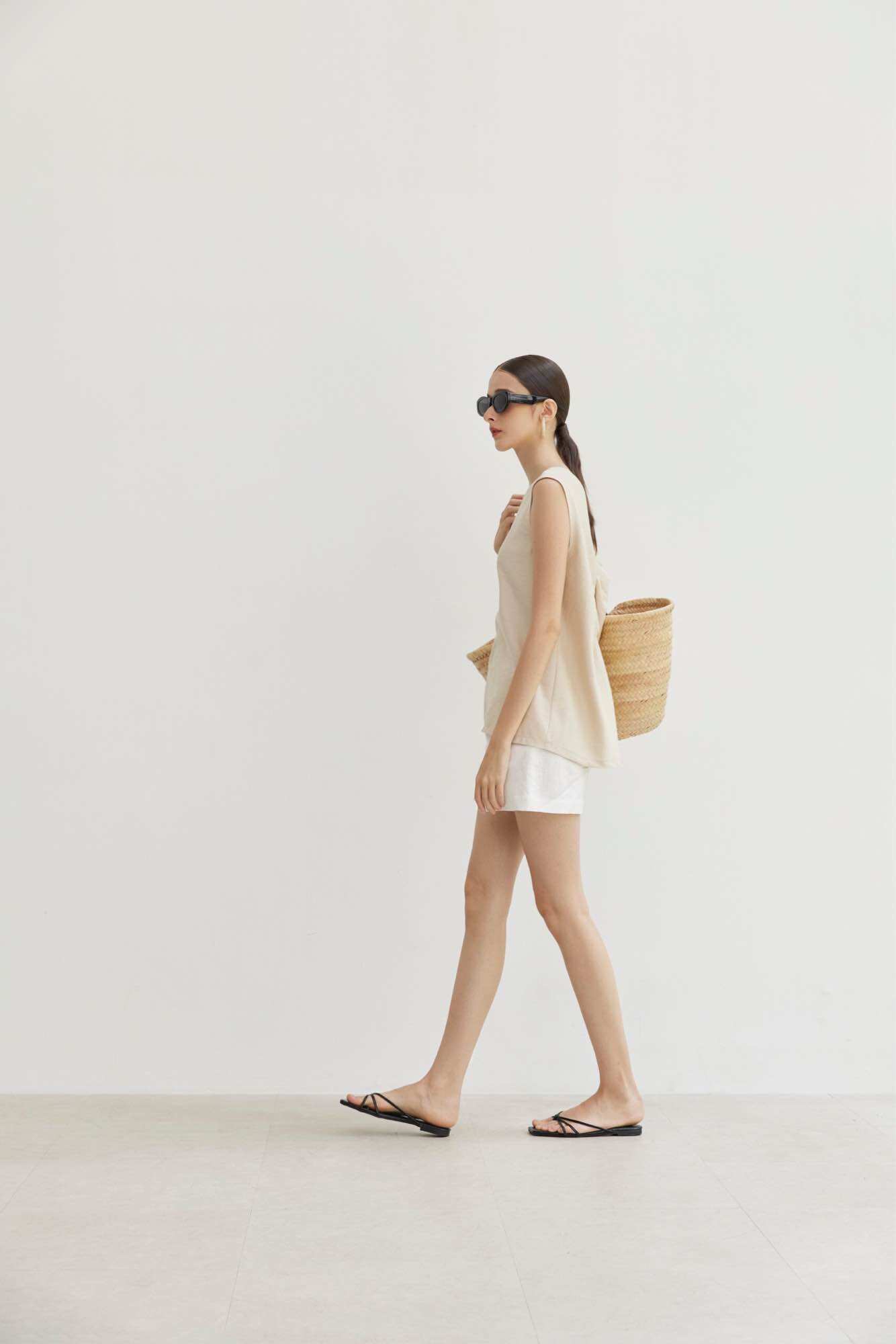 Nosbyn - Áo Linen Sát Nách - N404-T003