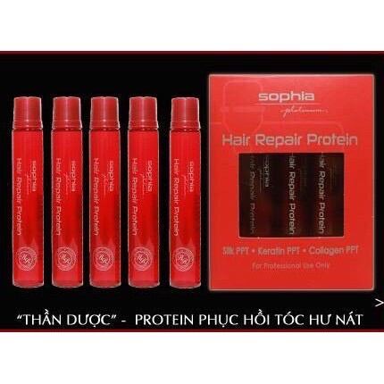 [Hcm]Phục Hồi Tóc Hư Nát Sophia Protein Repair 5 Ống