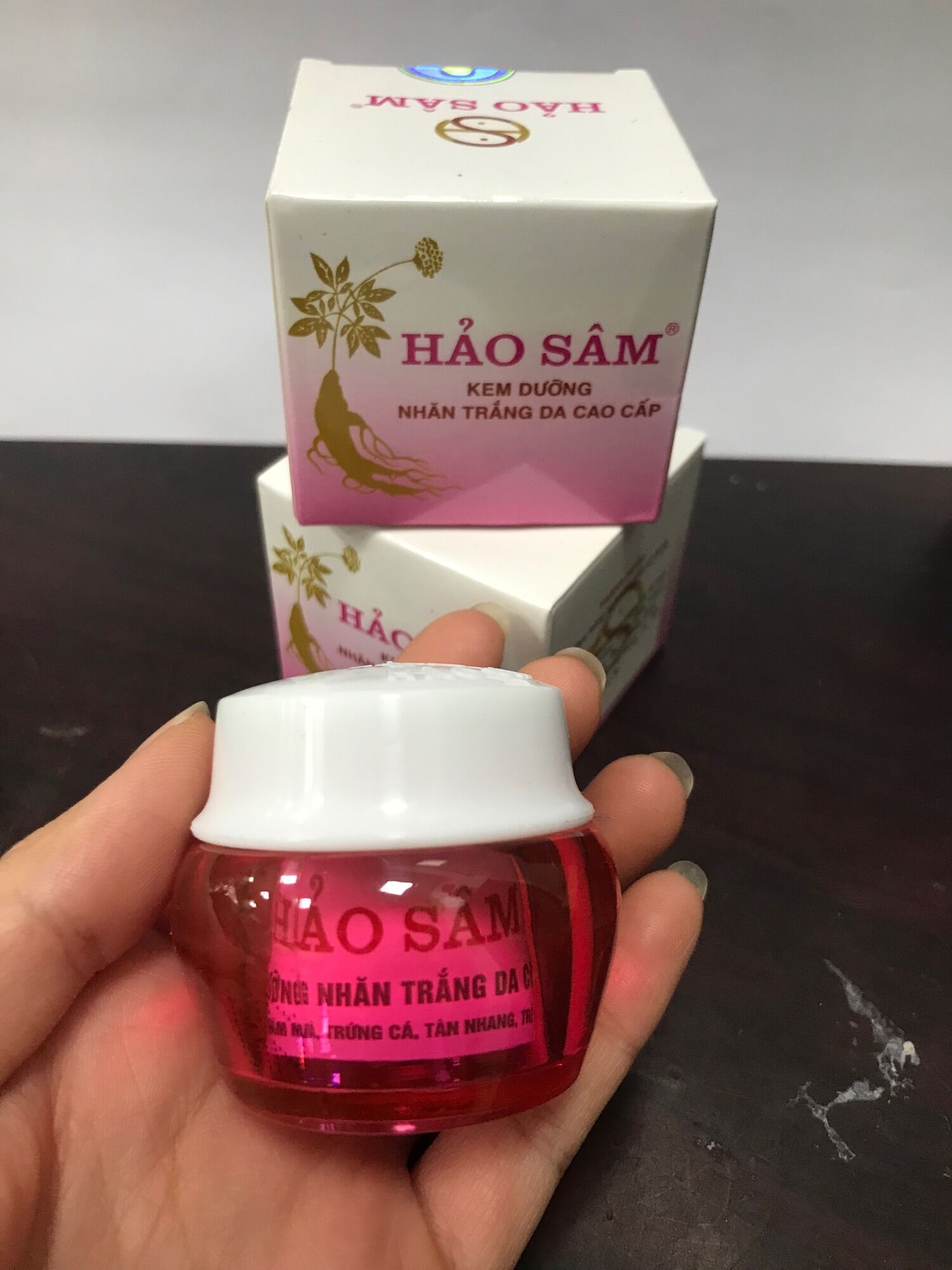 Kem dưỡng nhăn trắng da cao cấp Hảo Sâm 15g