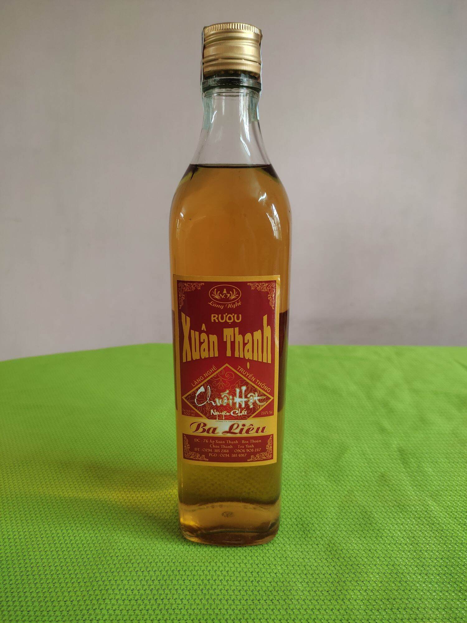 Rượu chuối hột Xuân Thạnh - Đặc sản Trà Vinh