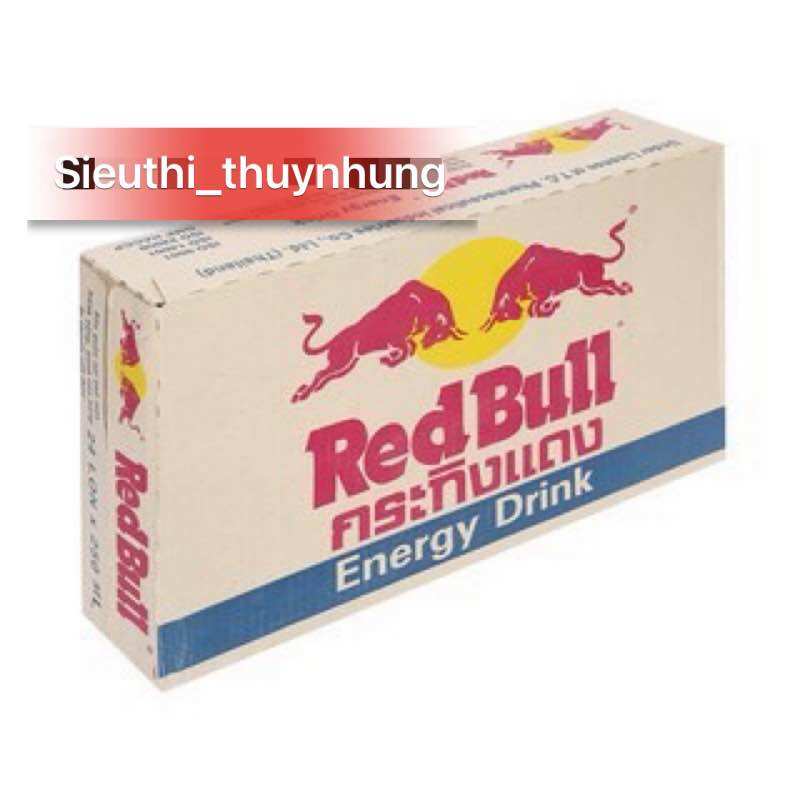 Lốc 6 Lon Bò Húc Thái Lan x 250ml [Hàng Chuẩn Thái]