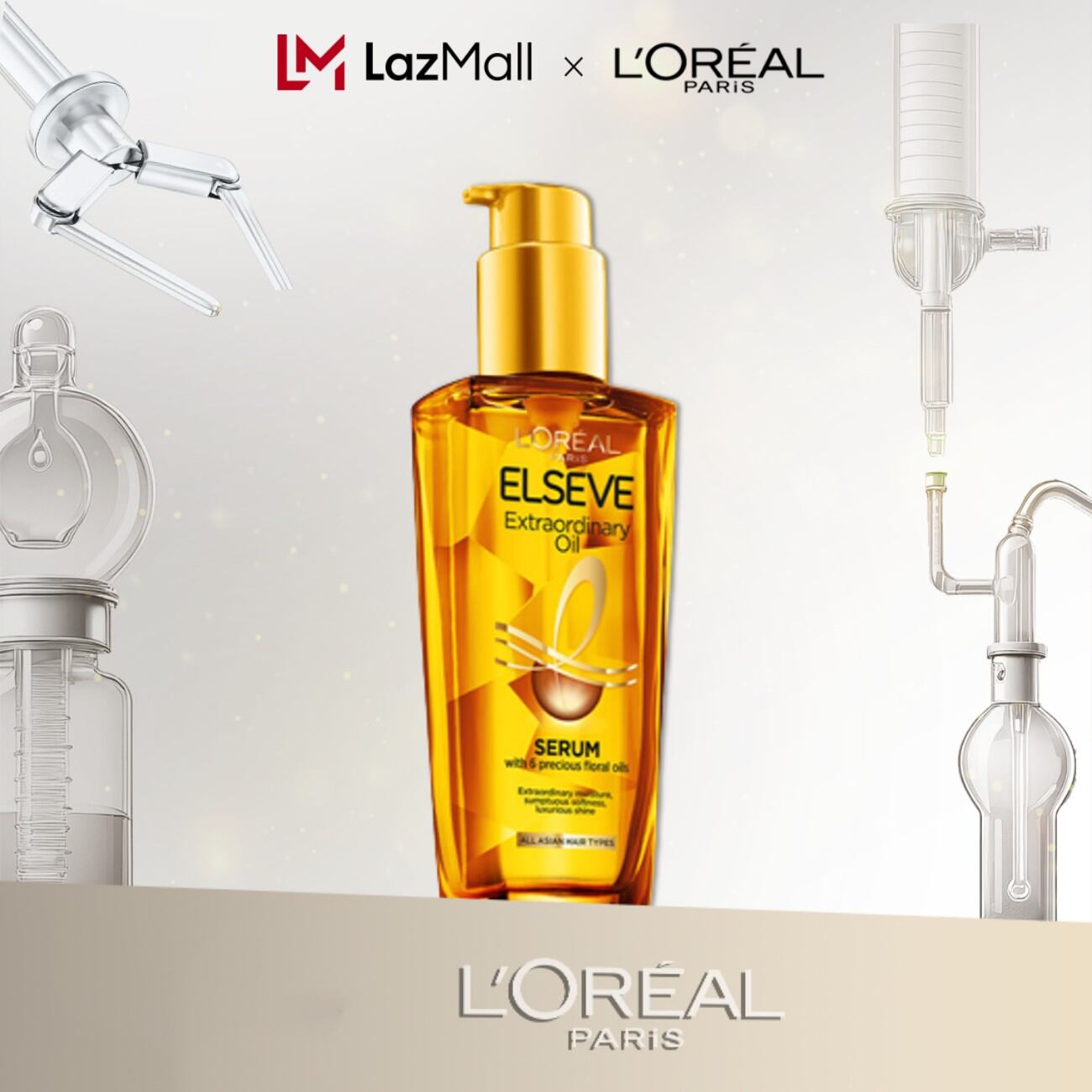 Dầu dưỡng chiết xuất tinh dầu hoa tự nhiên L'Oreal Paris Elseve Extraordinary Oil Ultra Nourishing 100ml