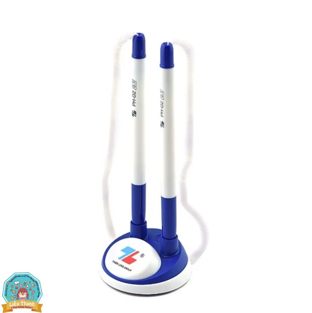 [ Bút cắm]Bút đế cắm bàn đôi Thiên Long PH-02 0.7mm