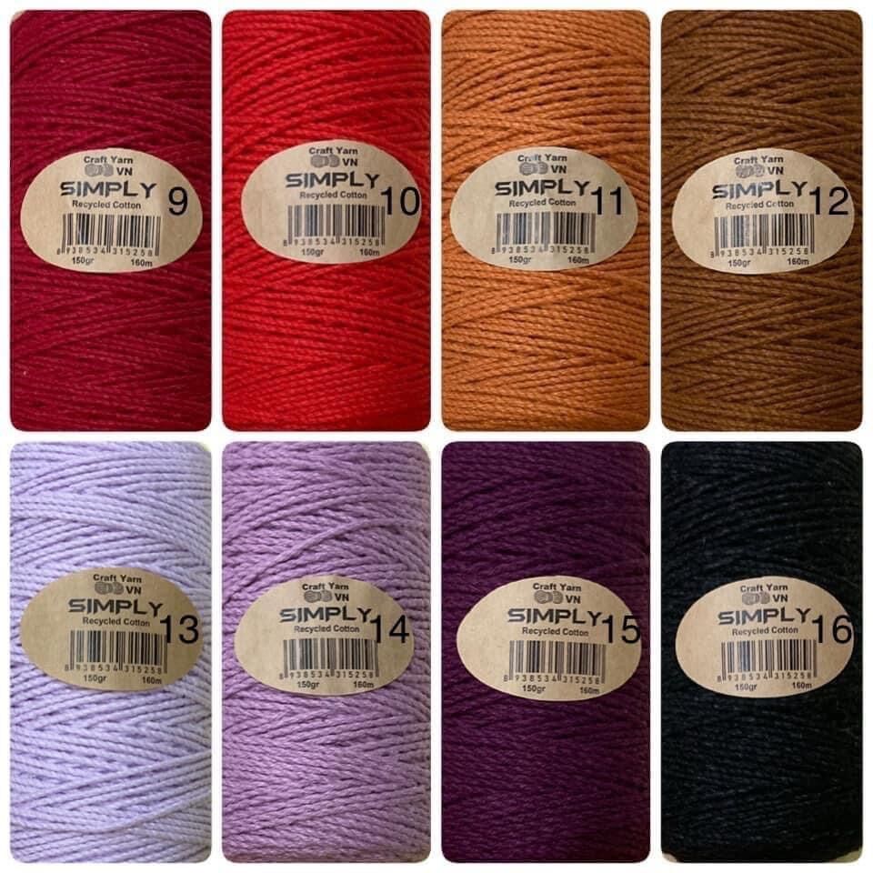 Sợi Simply Craft Yarn - Cuộn 150gr