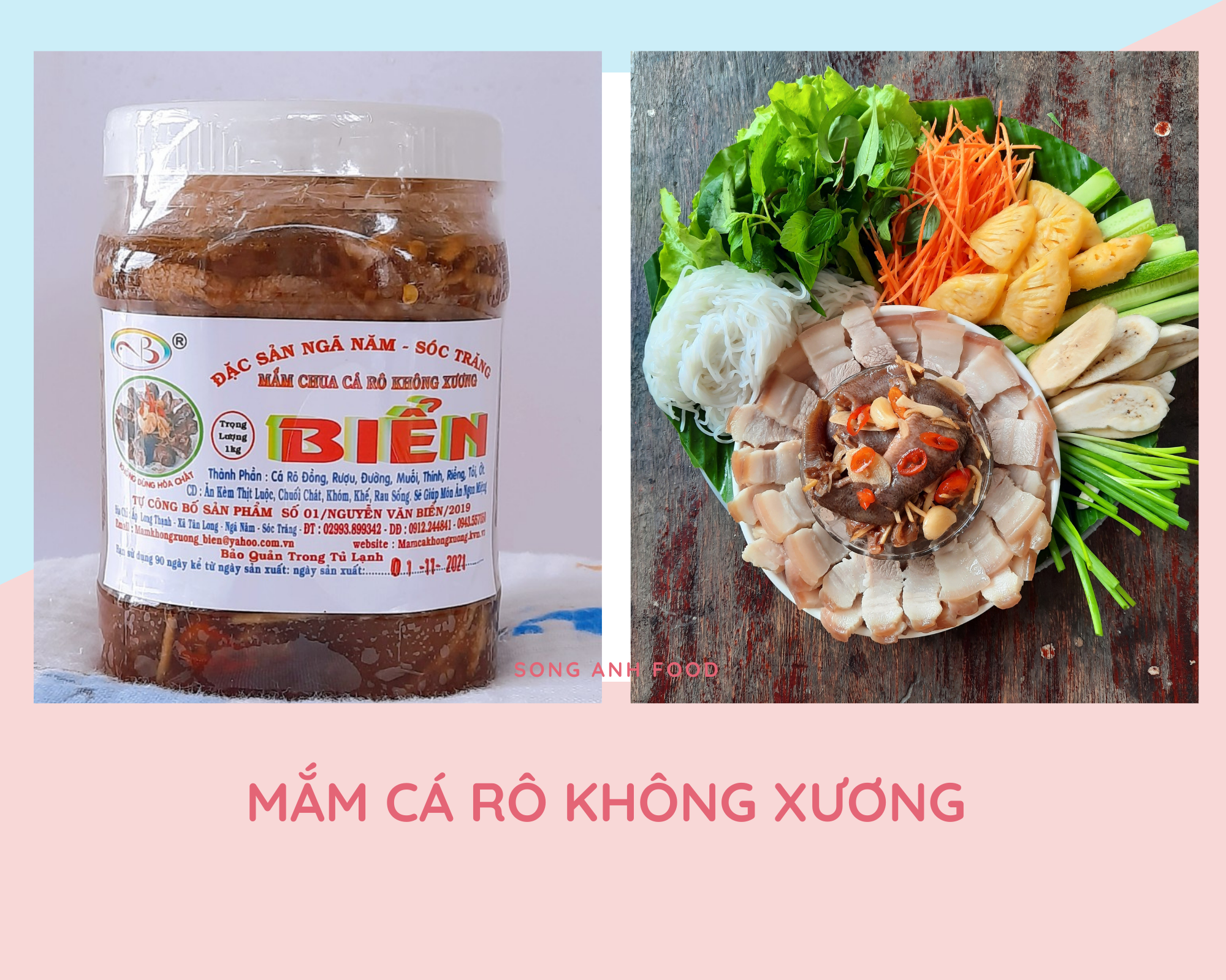 Mắm cá rô không xương Biển 1kg
