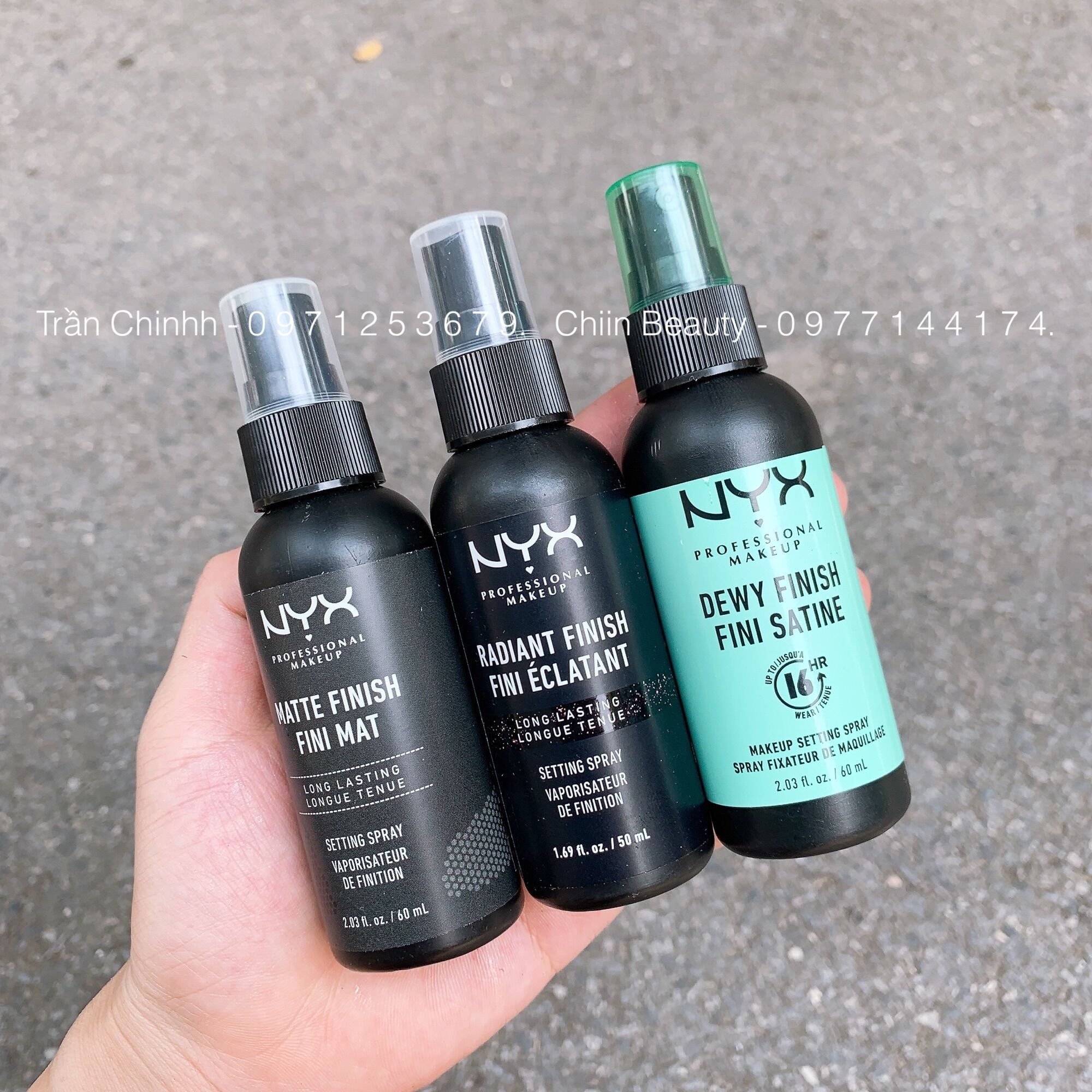 Xịt khoáng khoá nền NYX Professional Makeup Setting Spray