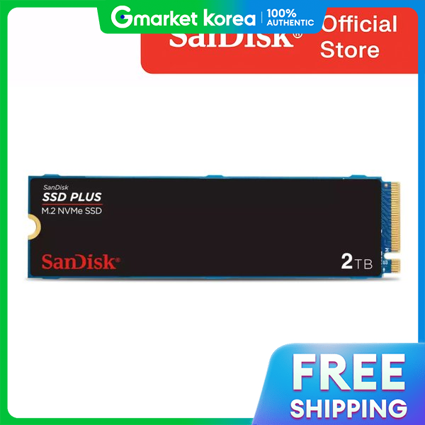 Sandisk | Sandisk Plus Nvme Ssd M.2 2Tb Ssda3N Pcie Gen3 3300Mb/S Giá 14,060,200 Đồng*Miễn phí vận chuyển
