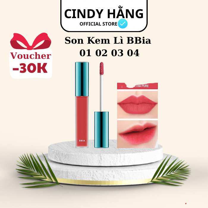 [HCM]Son Bbia last velvet Extra Bounce 02 – Đỏ Cam ( Chính Hãng )