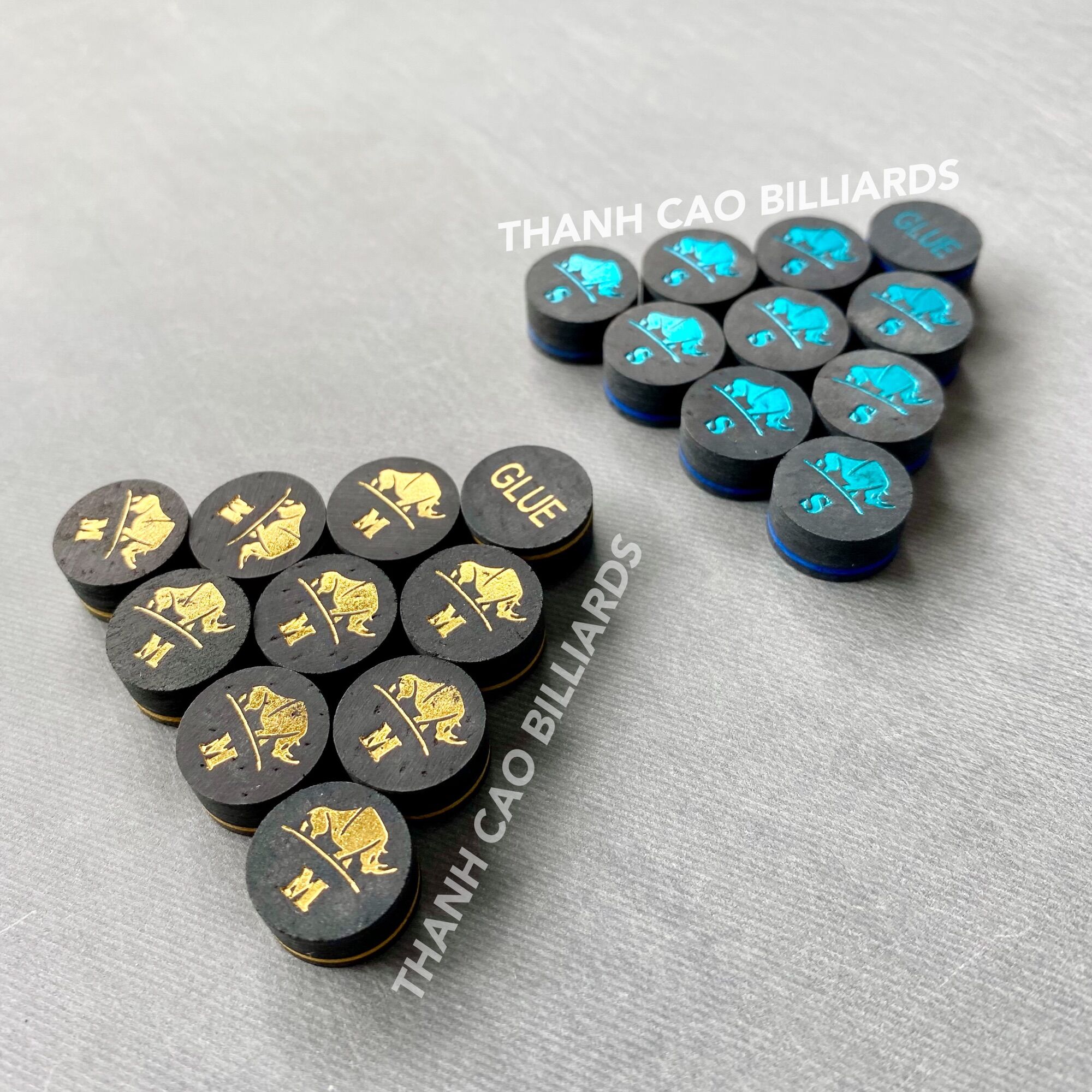 Đầu Cơ Bida Rhino 6 Lớp 14mm Độ Cứng S/M | Đầu Gậy Bi-a Cá Nhân