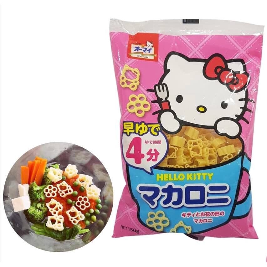 (DATE 2025)Mì, nui hình hello kitty và hoa 150gr Nhật Bản