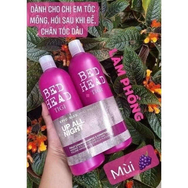 Cặp Gội Xả Tigi Tím 750ml x 2