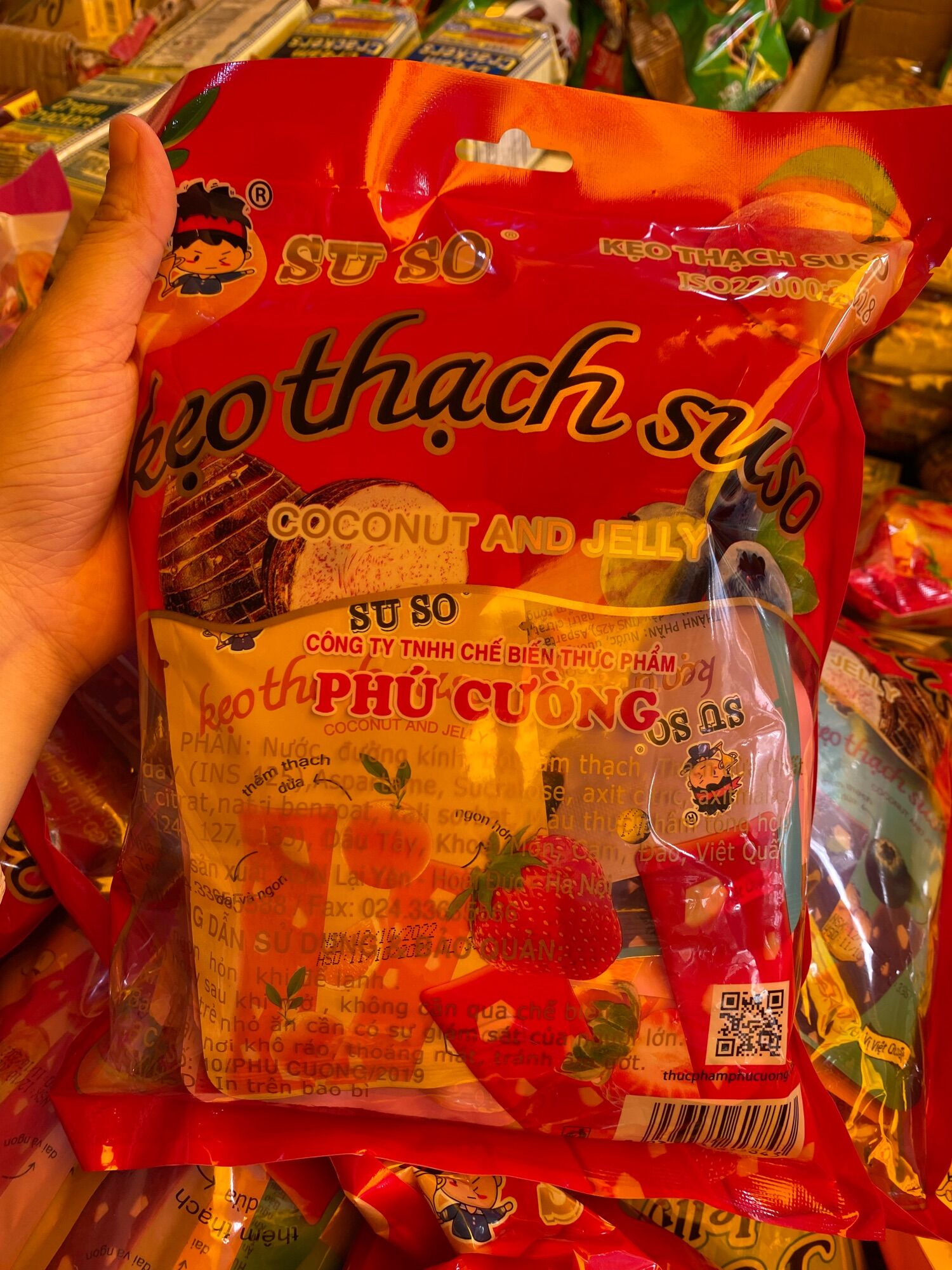 BỊCH SIÊU ĐÃ 780g KẸO THẠCH SUSO TRÁI CÂY