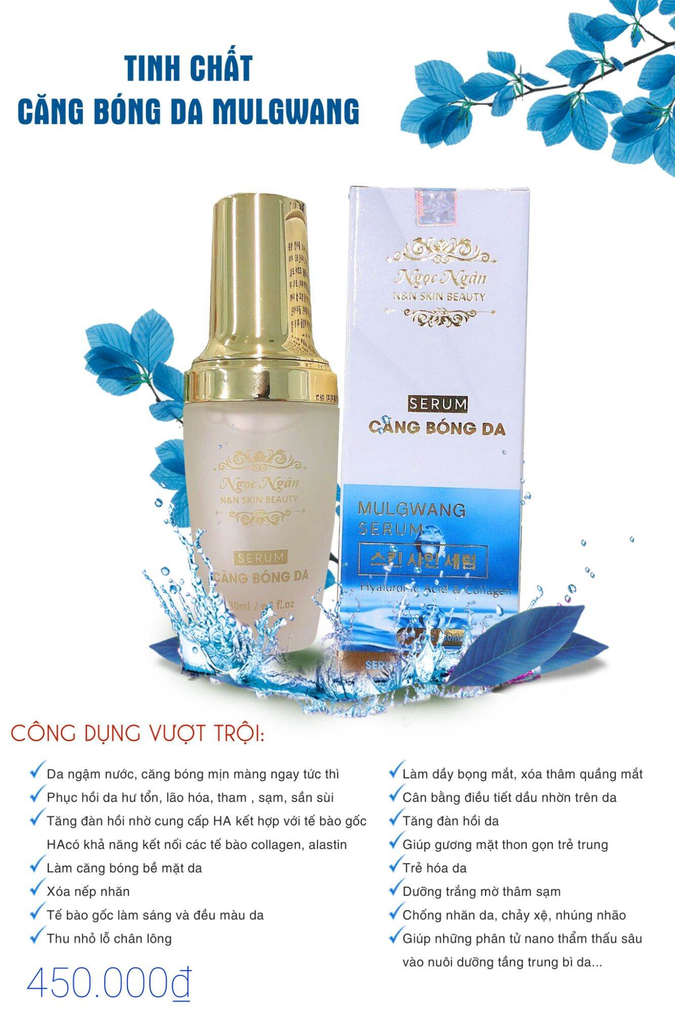 TINH CHẤT CĂNG BÓNG MULGWANG NGỌC NGÂN