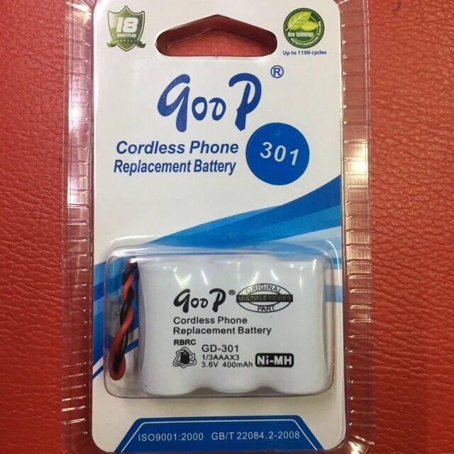 Pin sạc 3.6v goop 301