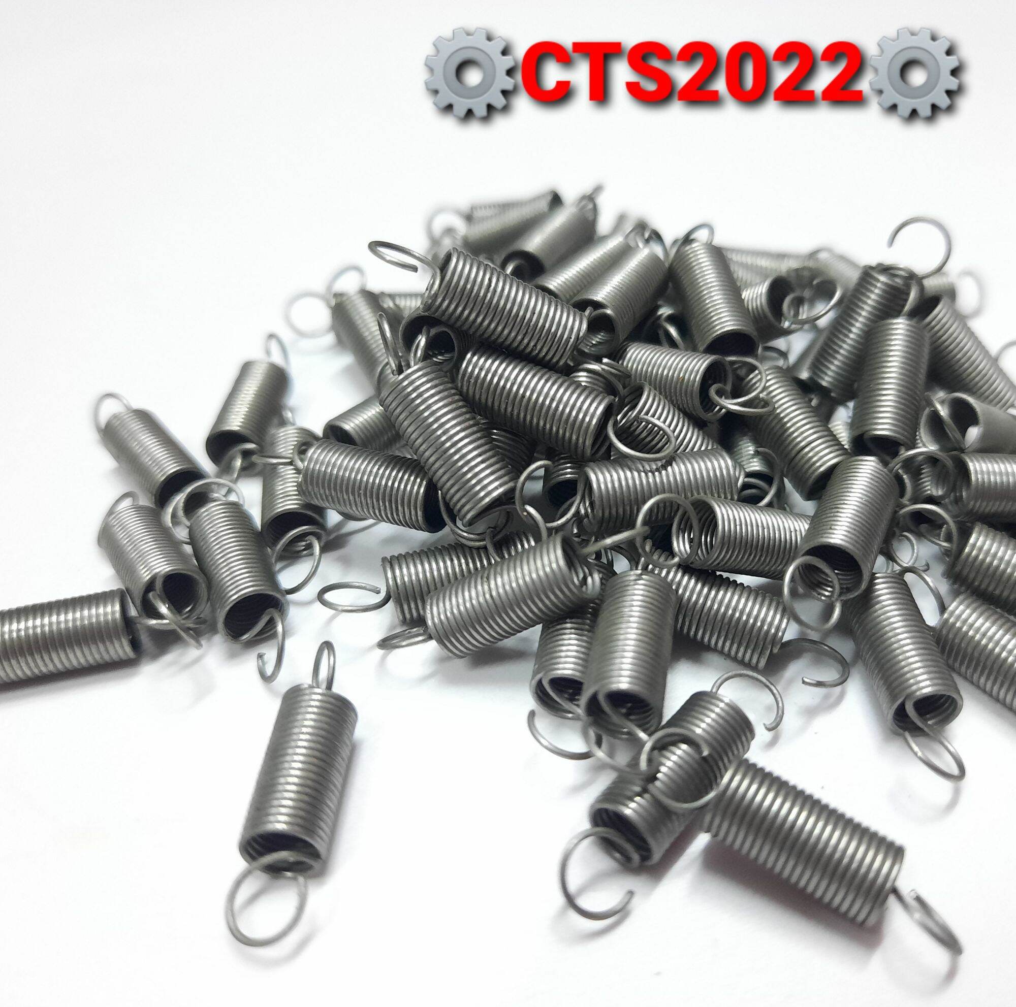 Lò xo kéo inox phi 5mm sợi 0.5mm dài 20mm