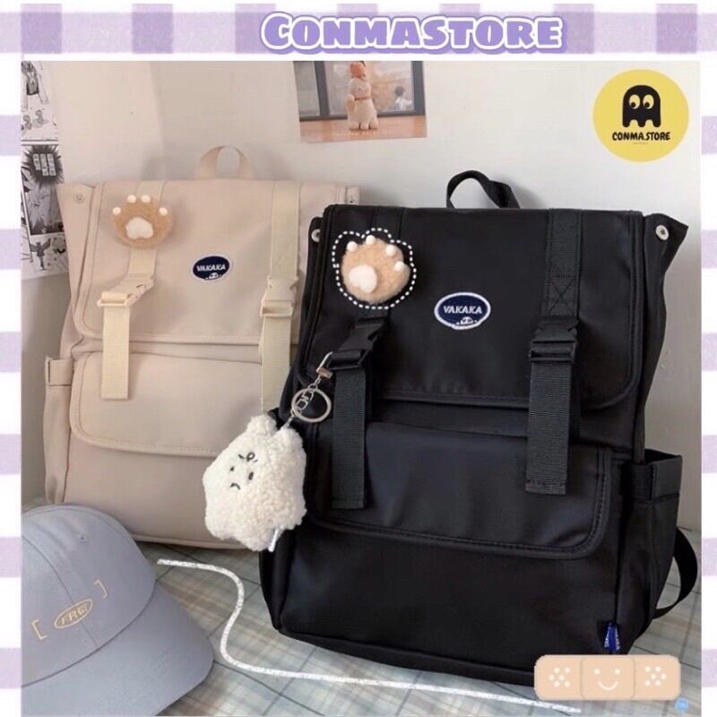 🌈🍀 Balo đi học Hàn Quốc basic - nắp gập Vakaka xinh xắn 🦋 HÀNG CÓ SẴN 🍊🌸