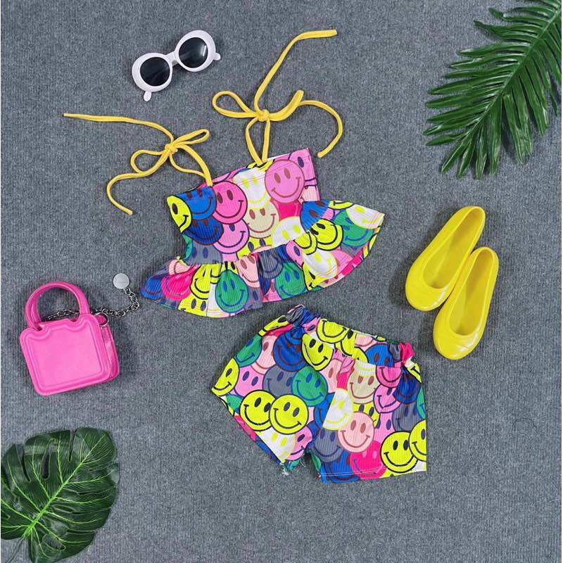 Set Bộ 2 Dây Quần Đùi Siêu Cưng Bé Gái
