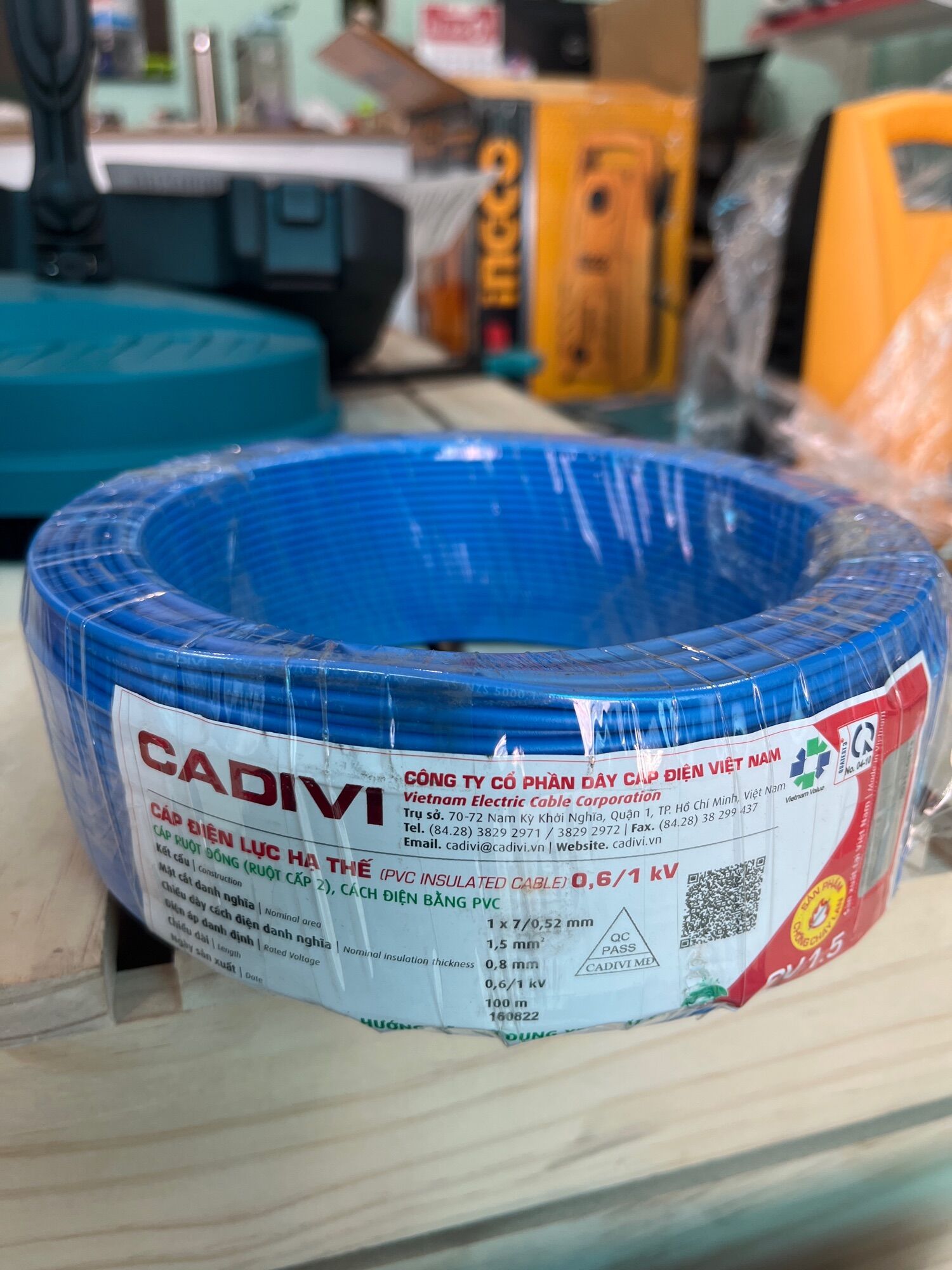 Dây điện đơn cadivi từ 1.5mm đến 8.0mm