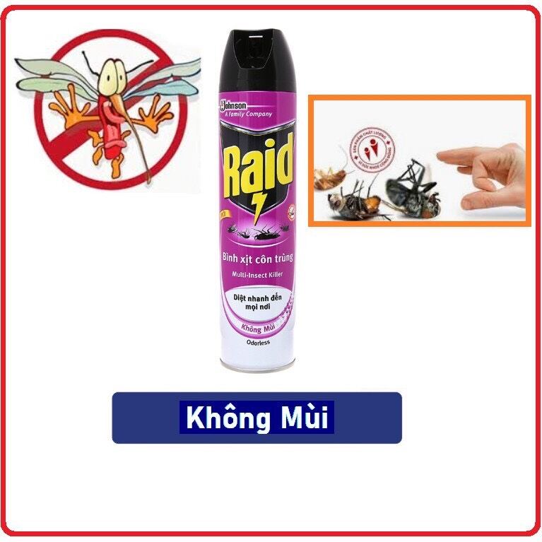 Xịt côn trùng Raid 520ml