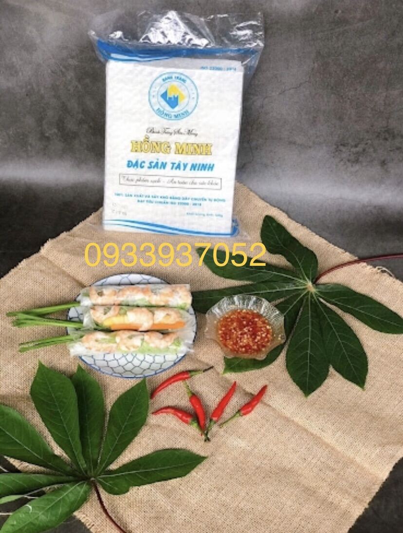 [Đặc sản Tây Ninh] Bánh tráng siêu mỏng hiệu Hồng Minh 500gram