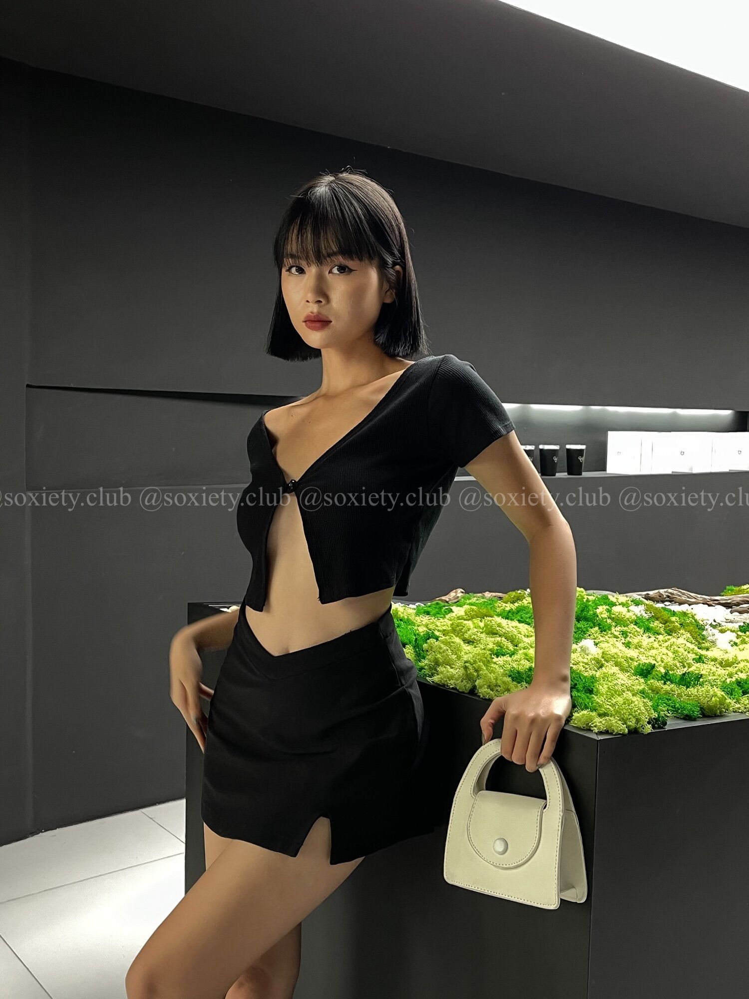 Áo croptop cài nút hot hit phù hợp mùa hè A36 💕