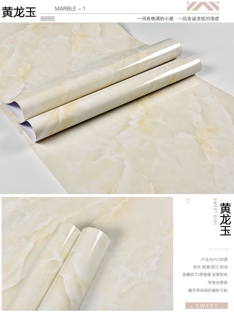 5M decal giả đá cho phòng tắm phòng bếp keo sẵn khổ 60cm